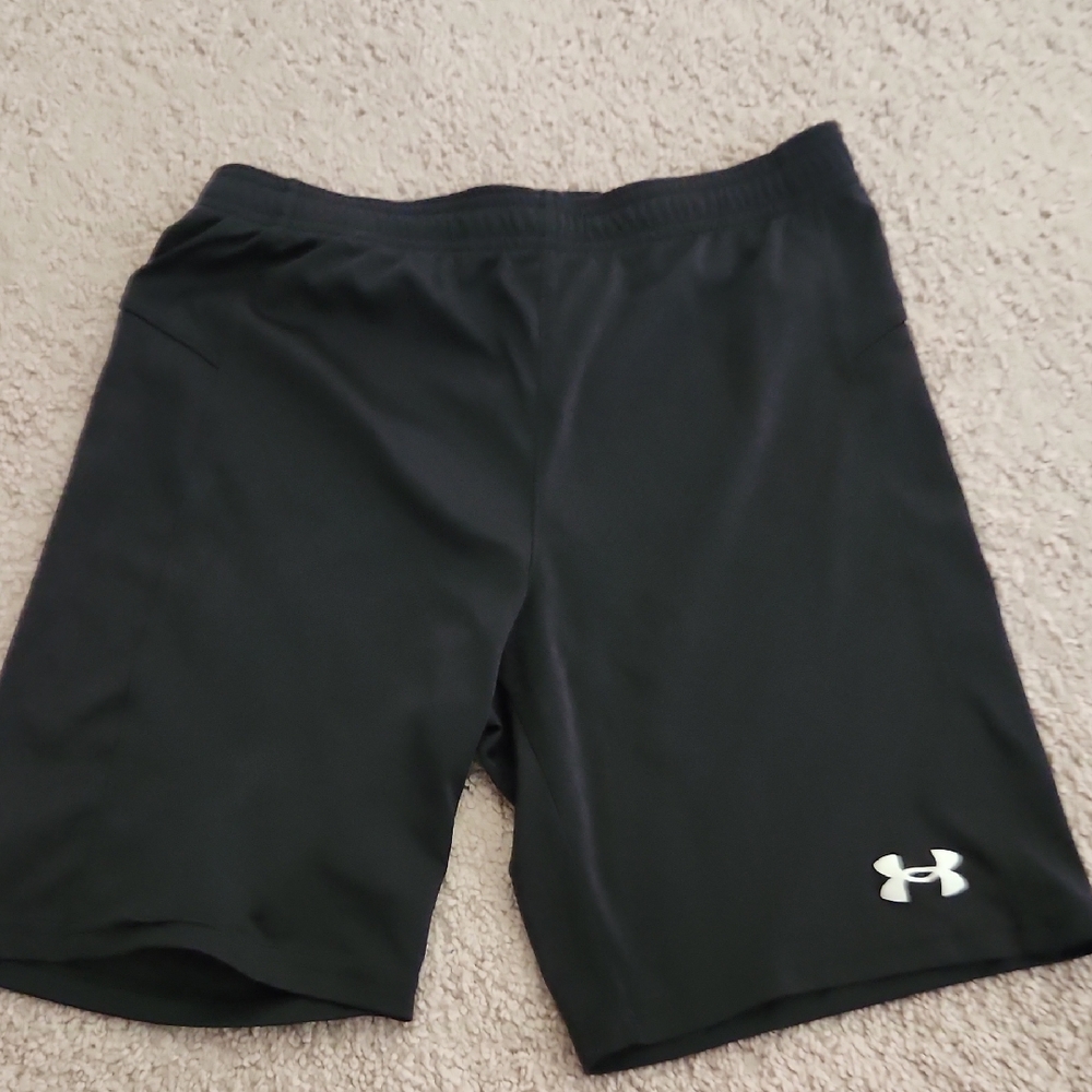 Under Armour Black Athletic Shorts for Performance